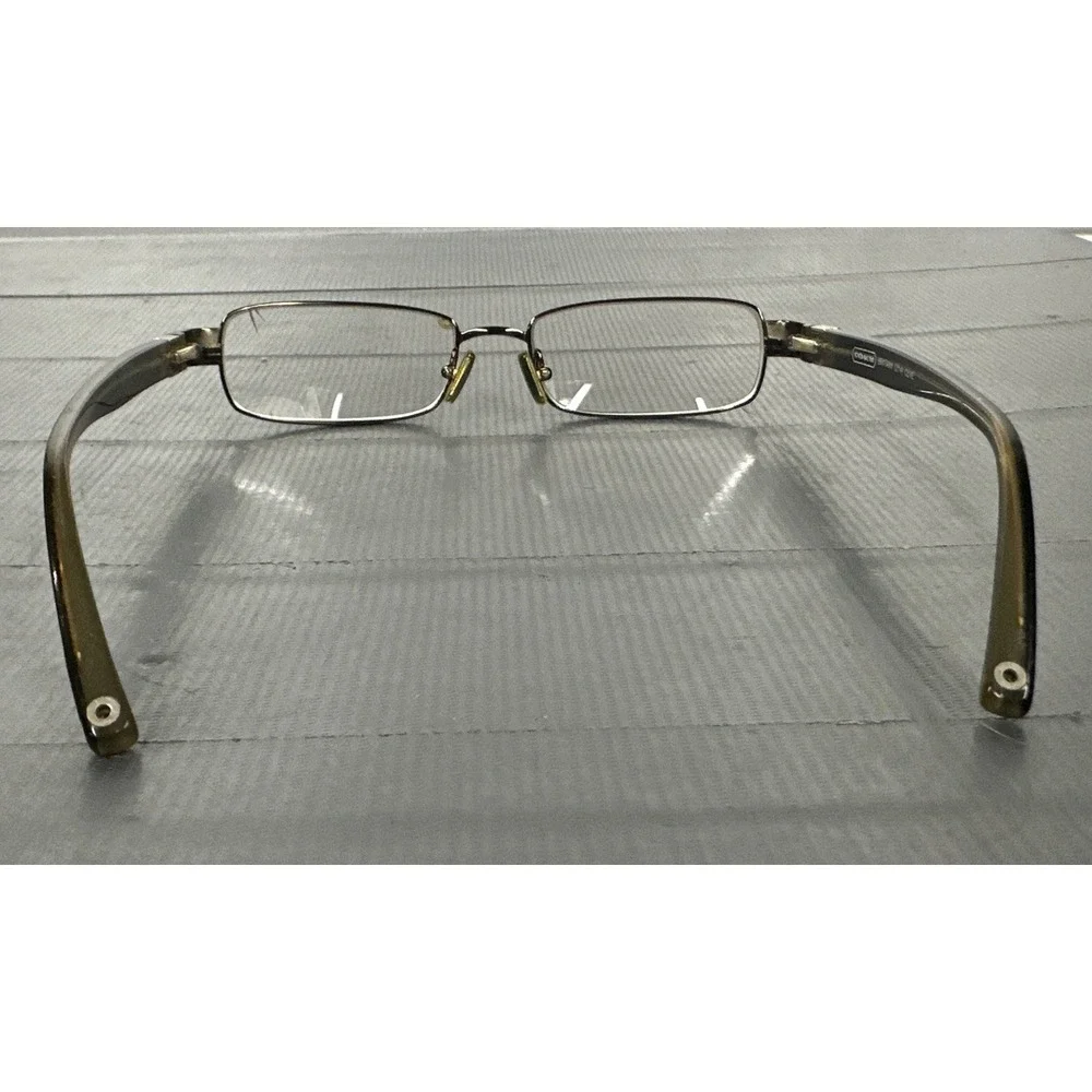 Coach New York Women Glasses Frame Bronze Tone Eyeglasses 52[]16 135